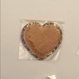 Stoney Clover Lane Patch - Orange Glitter Heart